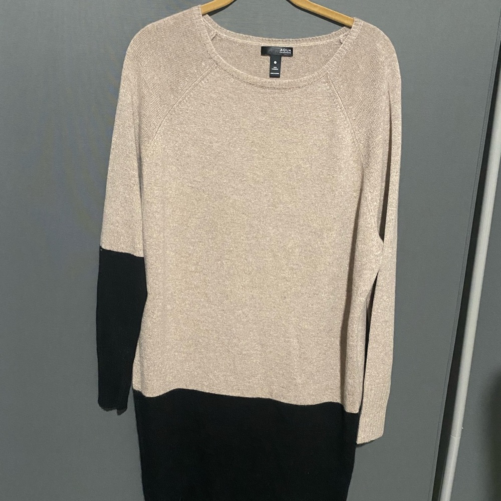 Aqua Cashmere Dress